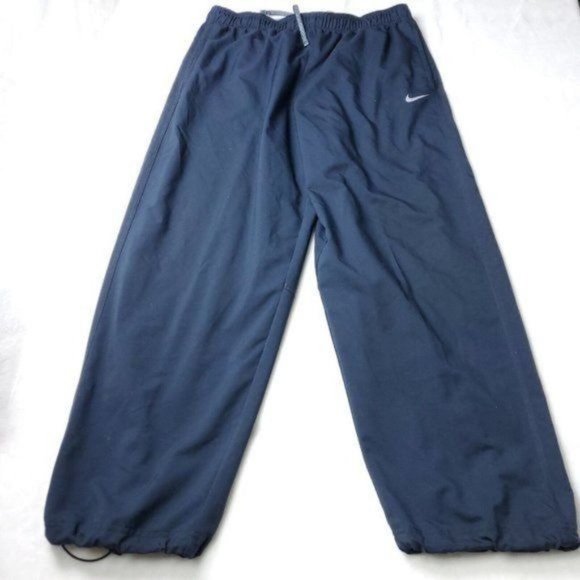 Nike Dri Fit Pants Mens Size 2XL XXL  34x32 Activewear Blue - Picture 1 of 11